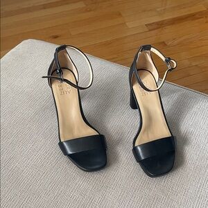 Black Ankle Strap Heels
